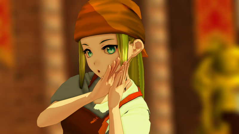 ジーナ MMDモデル ver 1.01