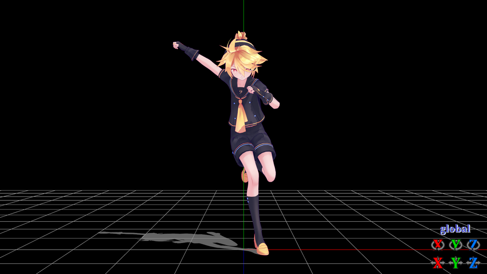 【MMDモーション】ライブ用ツーステップ
