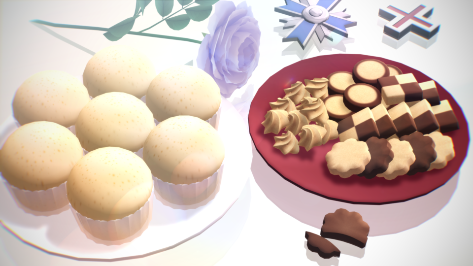 クッキーと蒸しパン【配布】