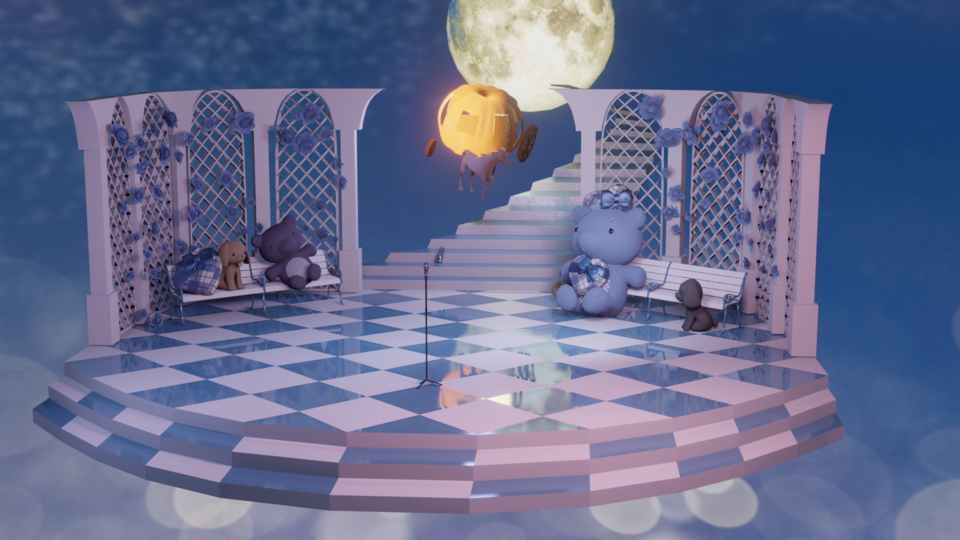 シンデレラ舞踏会V1.0Blender/PMX