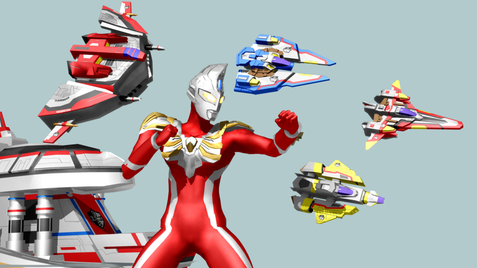 ウルトラマンヒカリ＆ハンターナイトツルギ1.2 - BowlRoll