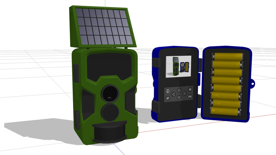 トレイルカメラMMDモデル