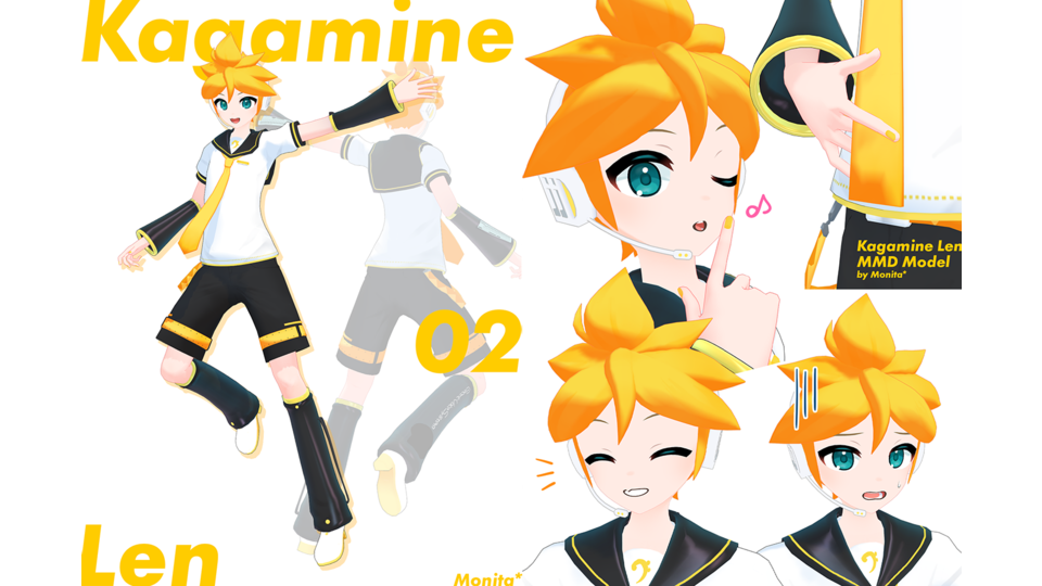 もにた式鏡音レン