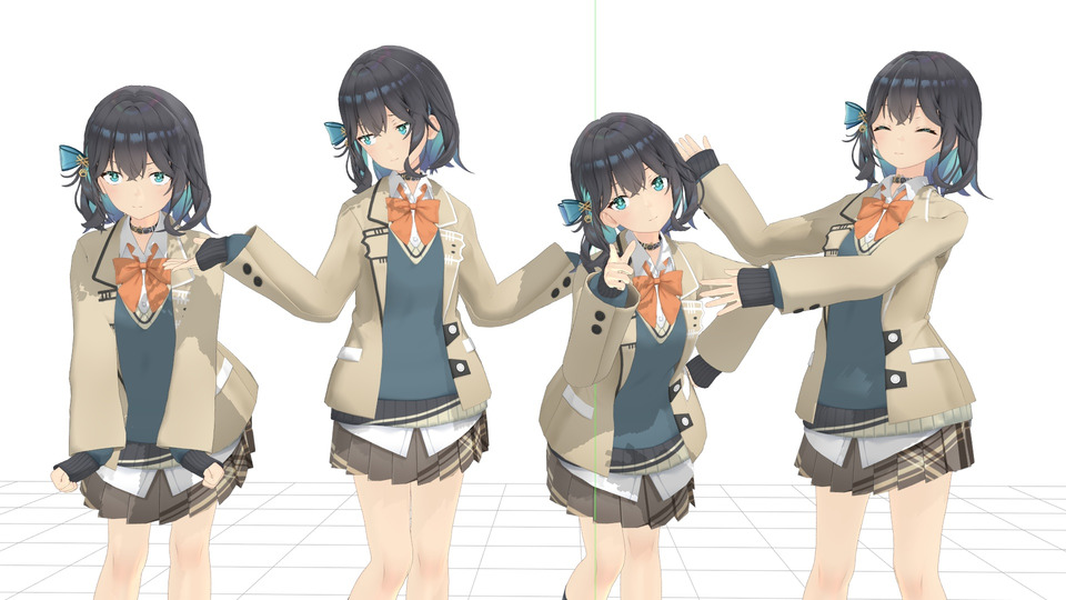 べるぅがスタジオ自作モーション（３）