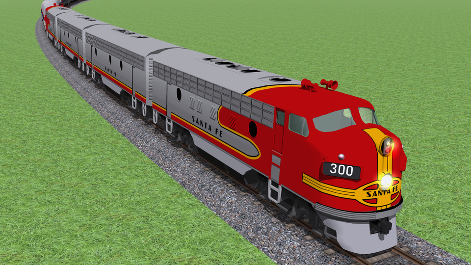 【RailSim】EMD F7形ディーゼル機関車