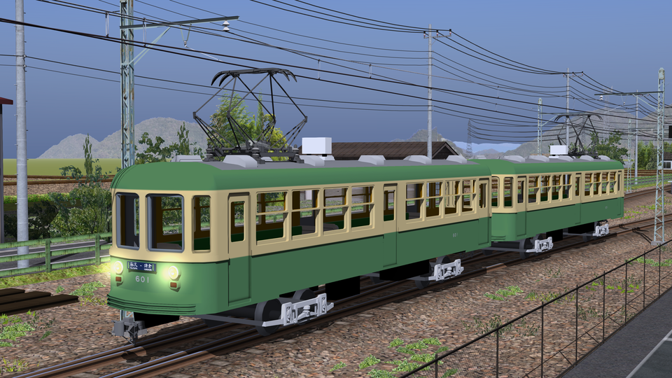 【RailSim】江ノ電600形