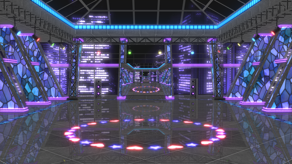[MMD]Dance Hall[Stage].