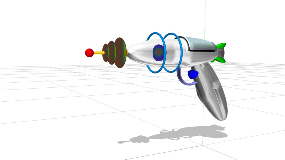 光線銃MMDモデル