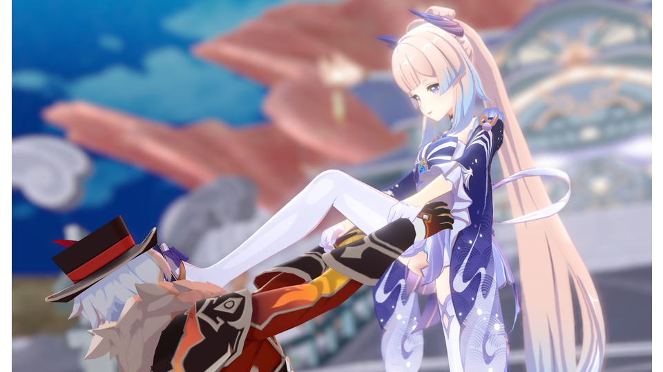 MMDフットホールドモーション