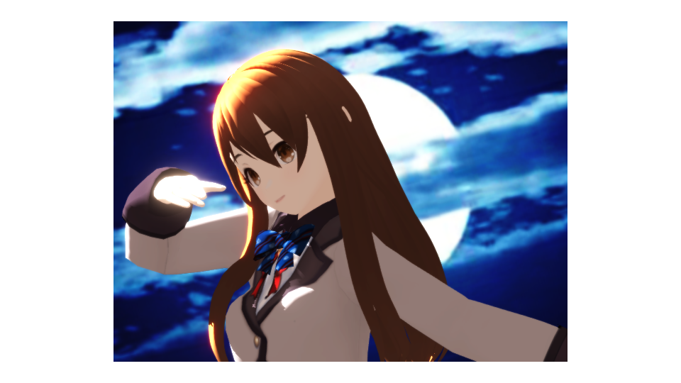 MMDモデル　夢野まつり　（オリジナル制作）