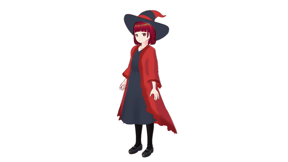 暁ひよ　おまけ（初期案vroidデータ）