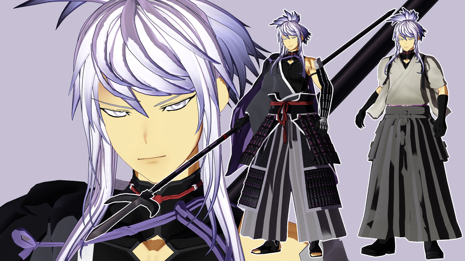 おナス式人間無骨ver1.6(内番着+本体+髪おろしモデル)