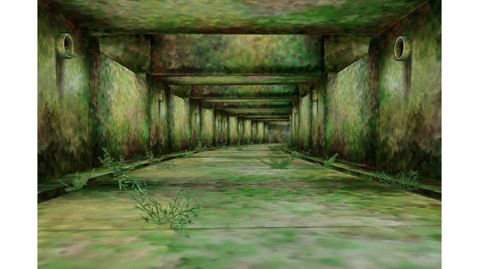 廃墟っぽい水路セットver1.0