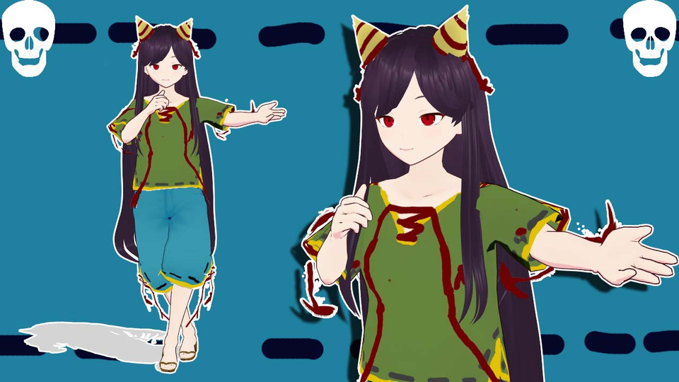 VRoid改日白残无（日白残無）