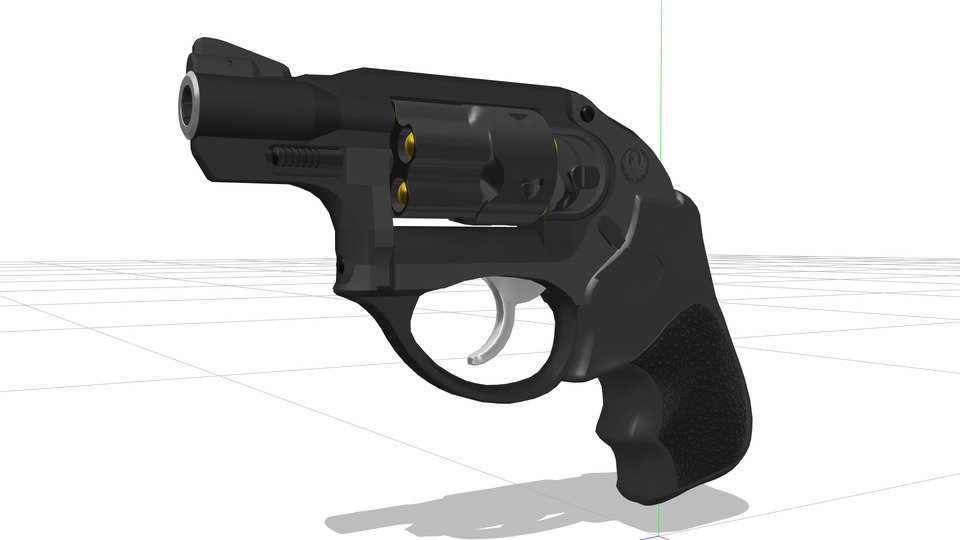 ルガーLCR MMDモデル