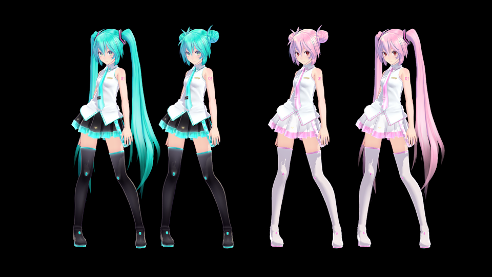 Tda式初音ミク_お団子髪デフォ服