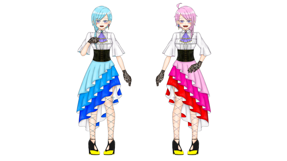 双葉水瀬・桃瀬立ち絵2026