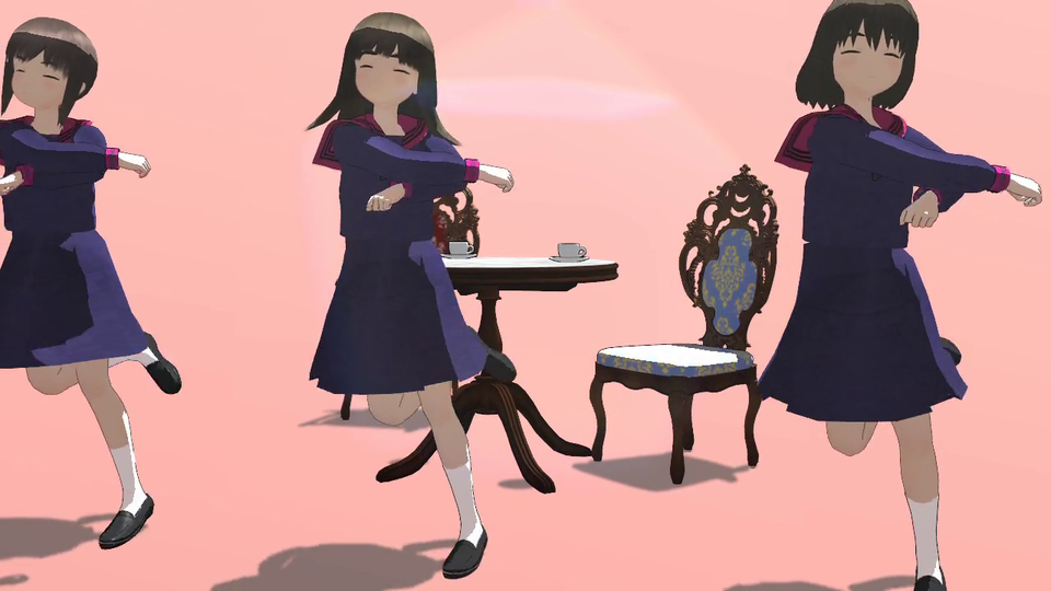 横浜共立学園冬服　太眉LO