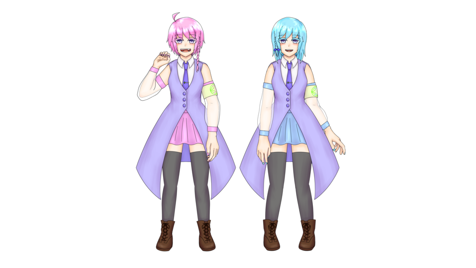 双葉水瀬・桃瀬立ち絵2023