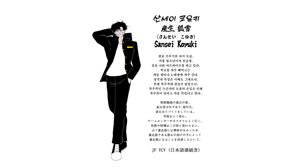 【UTAU音源】 産生狐雪（2音階）