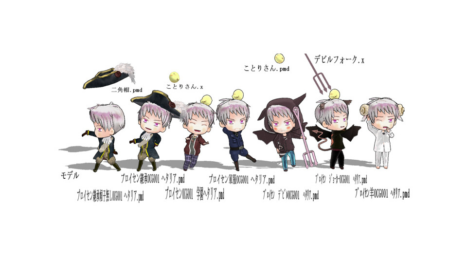 ヘタリア　プロイセン　ワンコイングランデ風詰め合わせ