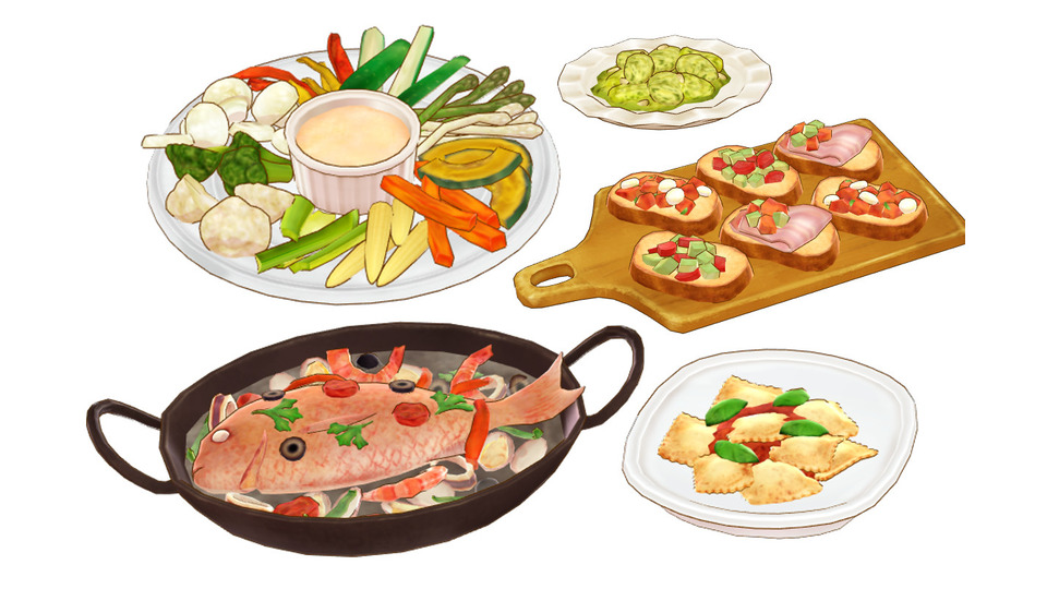 イタリア料理セットver1.0