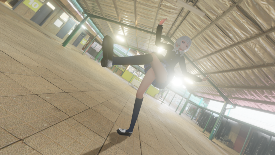 【MMDステージ】SchoolQuad_8K