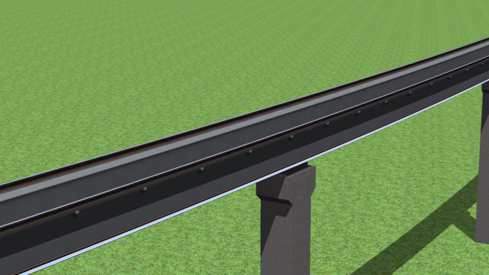 【RailSim】ロッキード式モノレール用軌道桁