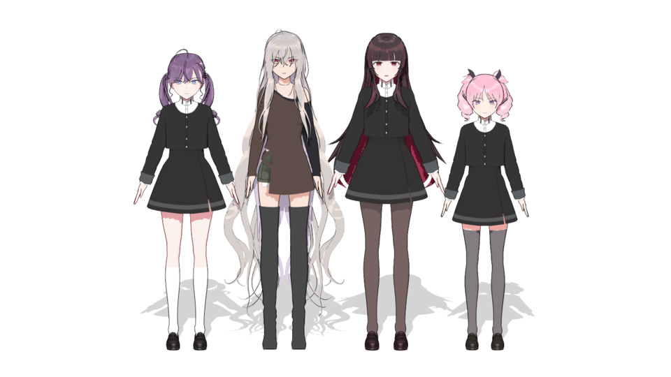 100ki41式極月学園（加筆前提モデル）