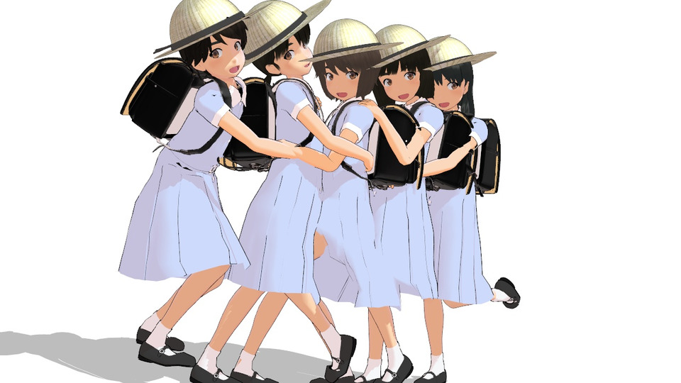 横浜雙葉学園小学校太眉モデル盛夏服