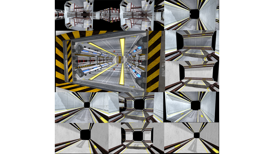 【MMD】多目的通路２【ステージ配布】