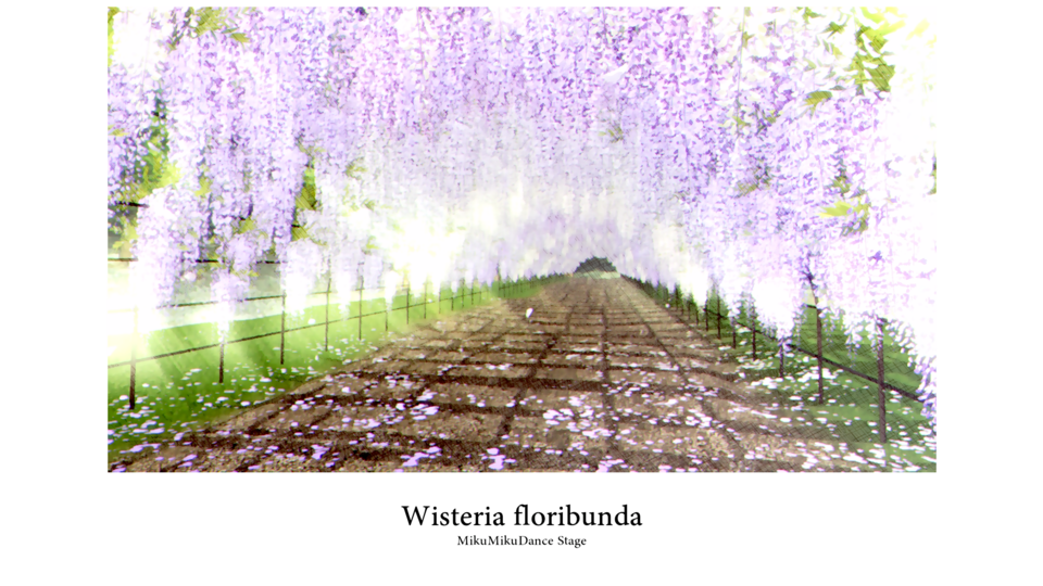 藤の花ステージセット - BowlRoll