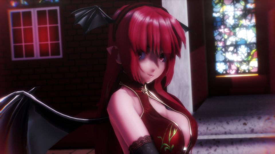 小悪魔リップ修正テクスチャ＆RayMMDマテリアル