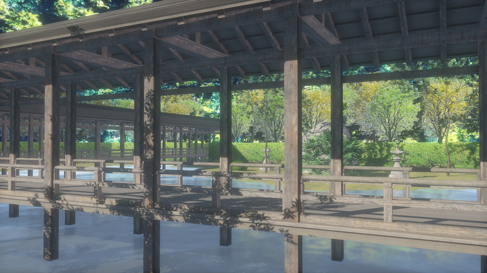 和風廊下（庭園）