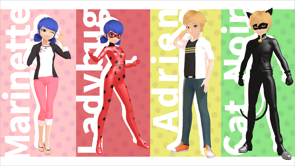 huki式 ミラキュラスMMD モデル配布
