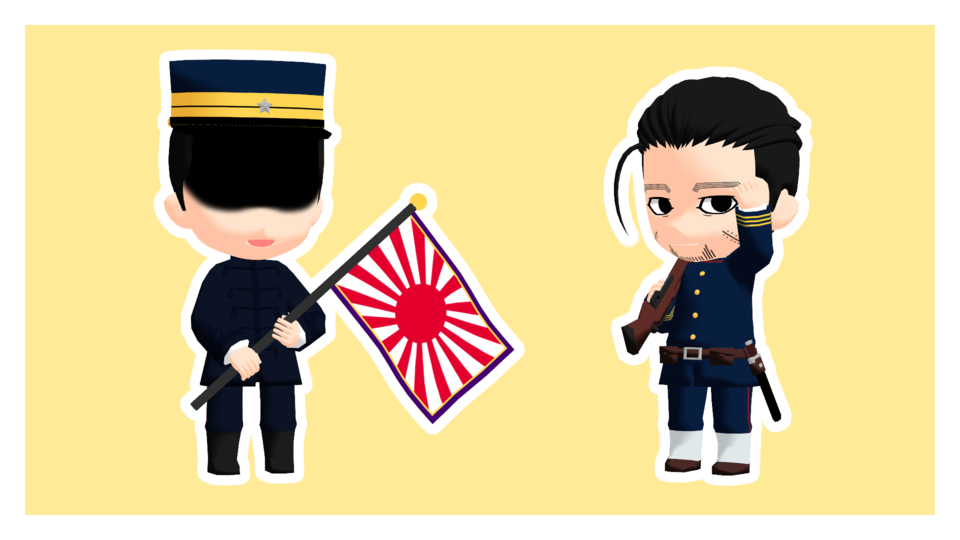 fluff式ねんどろ風尾形・勇作(Ver1.0)