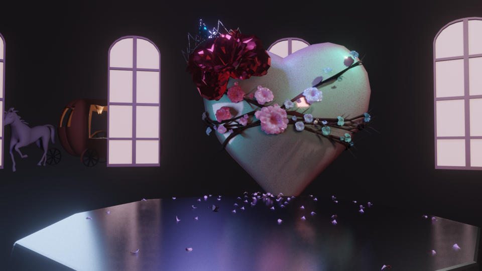 BoundHeart_Stage(Blender/PMX)
