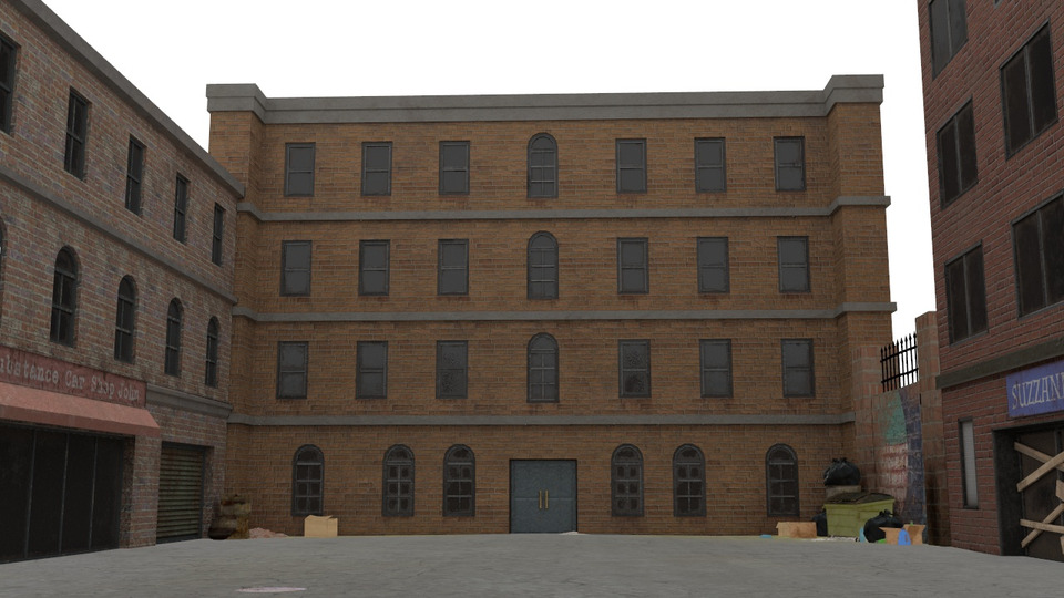 MMD町並みステージ2