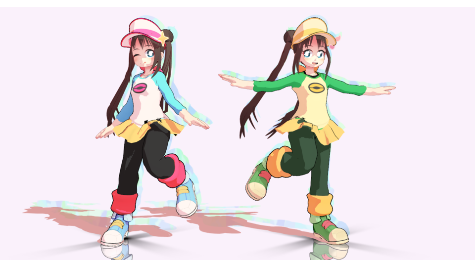 MMD Stylized Cham Rosa/メイ