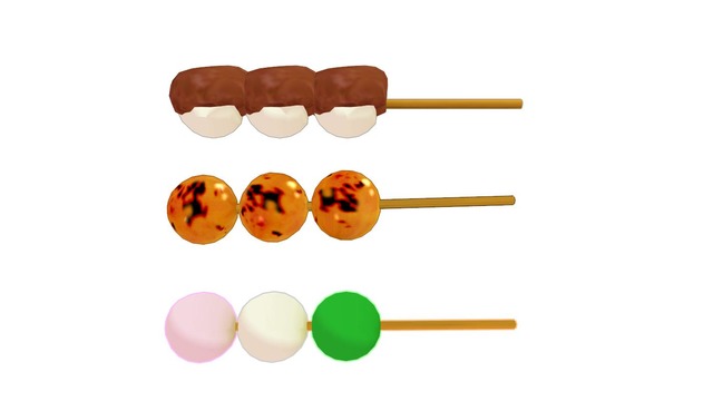 串団子3種類ver1.0