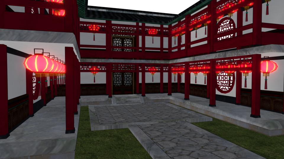 中華風ハリボテセット改