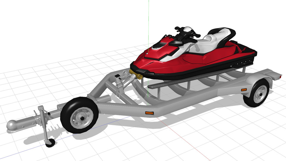 PWCトレイラーMMDモデル