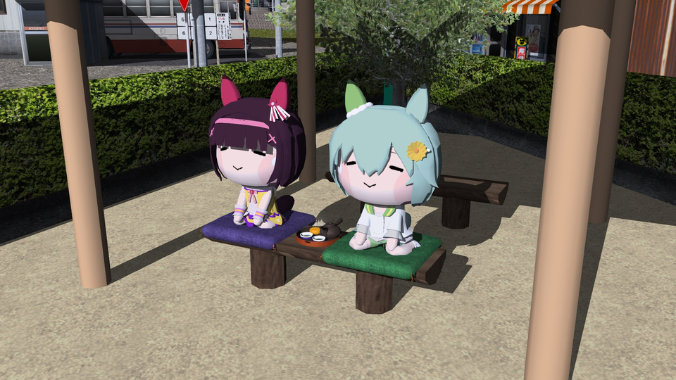 【RailSim】セイウンスカイ&ニシノフラワー(たぬき)