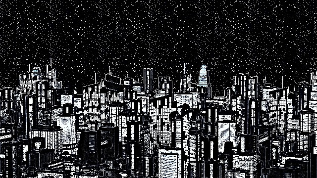 曲面ドーム(都市夜景) VOL.A7