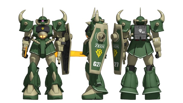 MS-07B（トーマス・クルツ少尉機） Ver.1.0