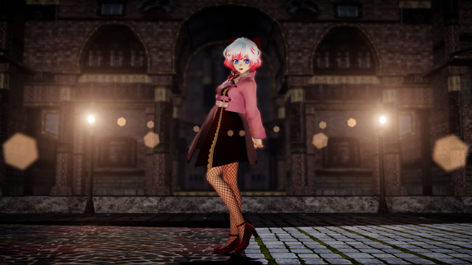 レンズフレア「オレンジ・ボケ」