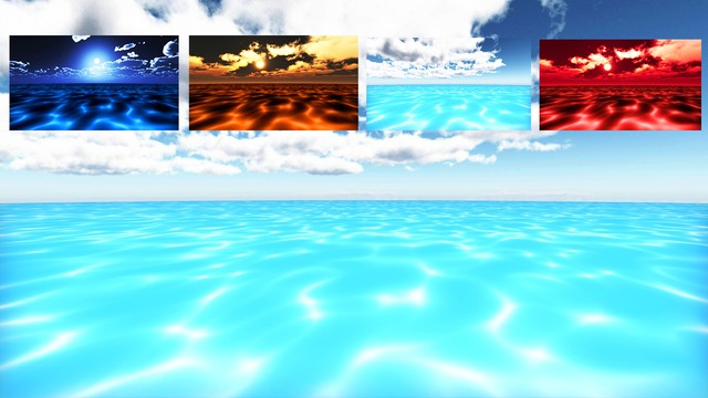 水面 （揺らぐ水面反射）VOL.D6