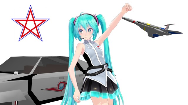 Tda式初音ミクＵ警備隊風デフォ服