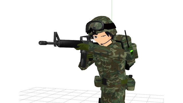 MOB歩兵改pmx　V5