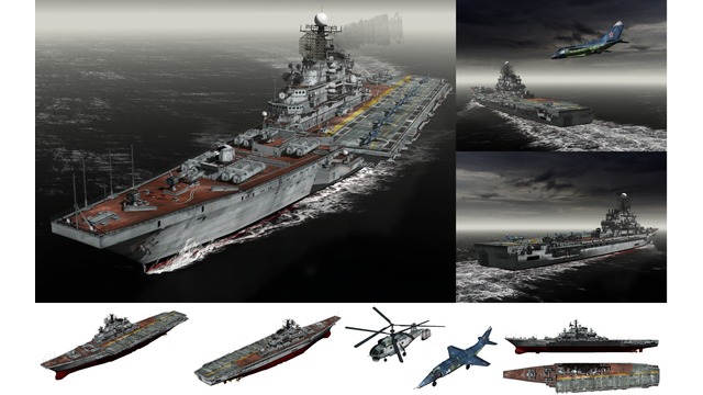MMD用モブ航空巡洋艦1980(ﾓﾌﾞｽｸ)セット